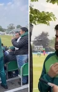 Shaheen Shah Afridi harassed by a spectator